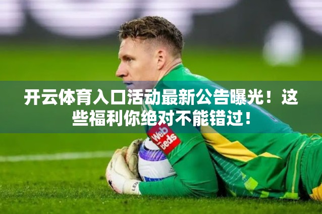 开云体育入口活动最新公告曝光！这些福利你绝对不能错过！