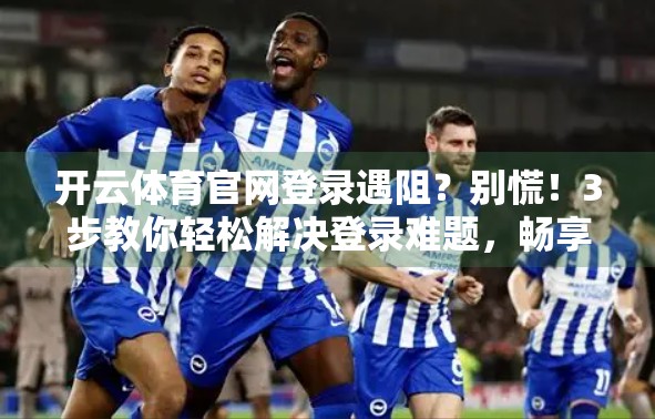 开云体育官网登录遇阻？别慌！3步教你轻松解决登录难题，畅享赛事盛宴！
